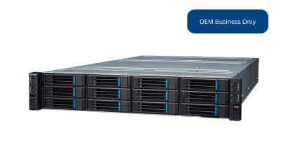 2U4N Rackmount Server, Designed for Hyper-Converged and Storage Applications